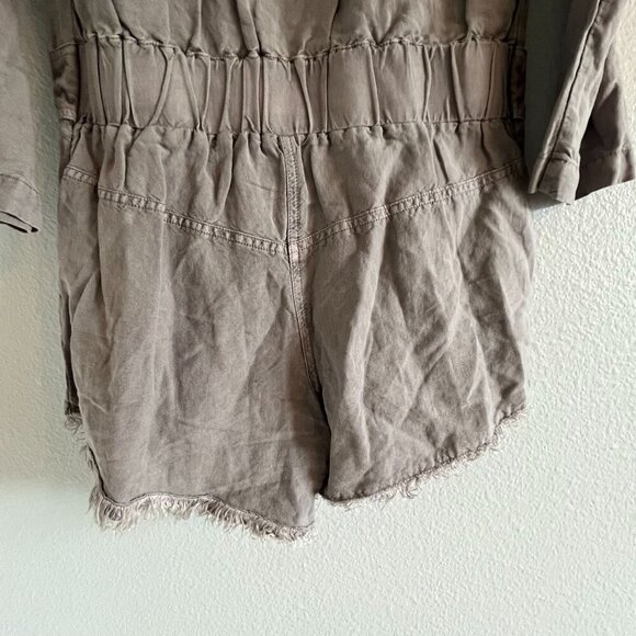 Young Fabulous and Broke River Raw Long Sleeve Romper Dark Gray Size Small‎ - Picture 7 of 7